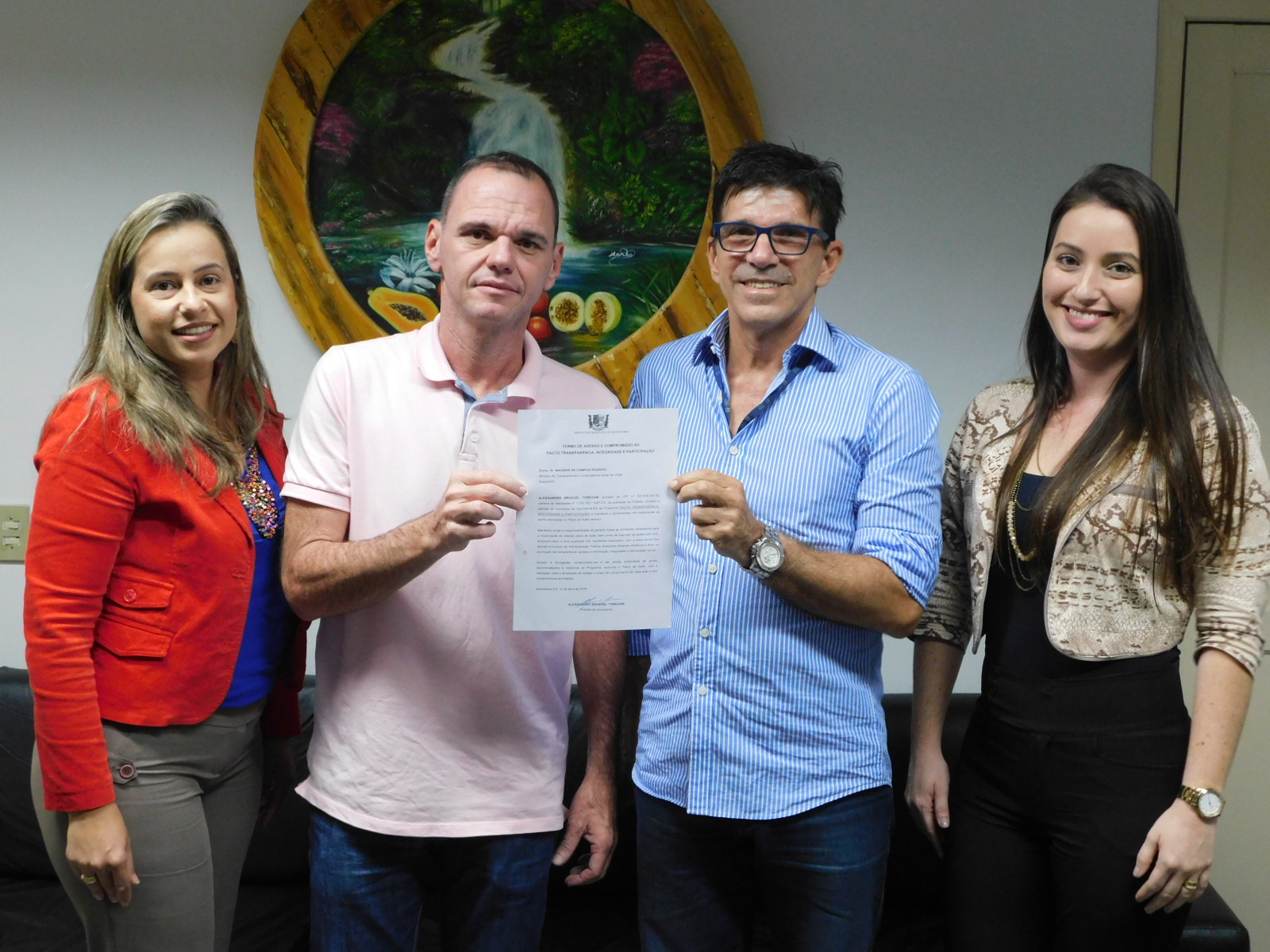 Município de Sooretama assina o Pacto Transparência, Integridade e Participação