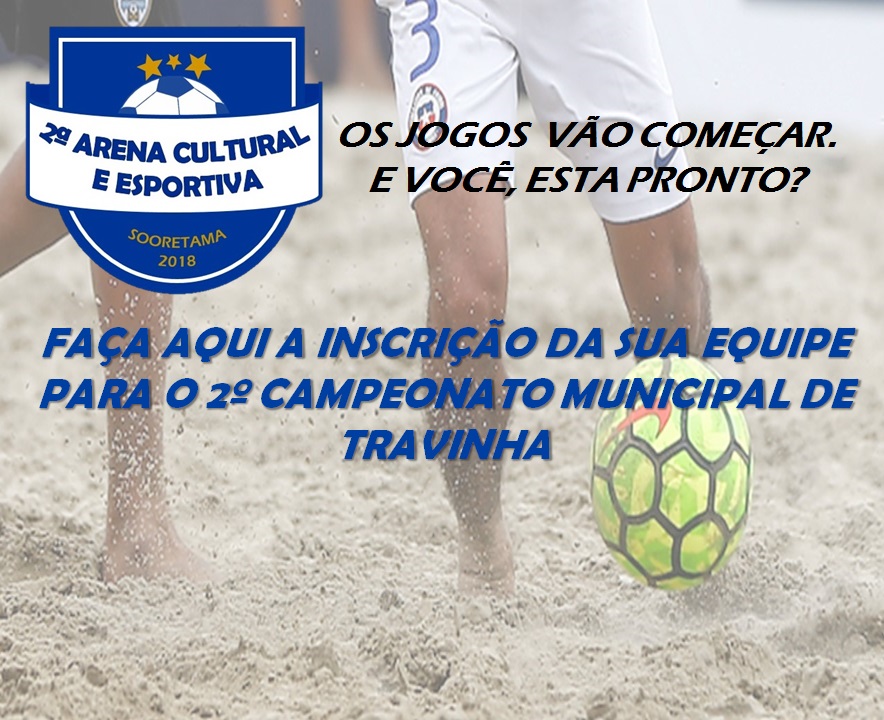 2º Campeonato Municipal de Travinha - Inscrições Abertas