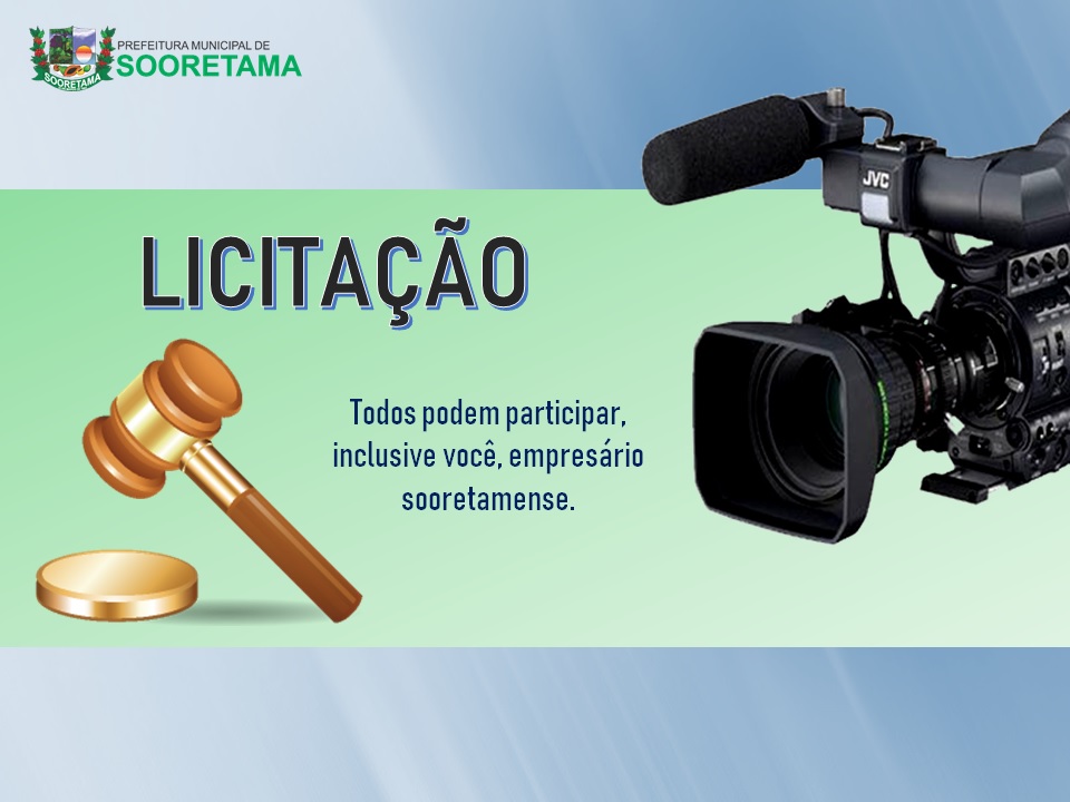 Reafirmando seu compromisso com a transparência Prefeitura passa a gravar licitações realizadas no município