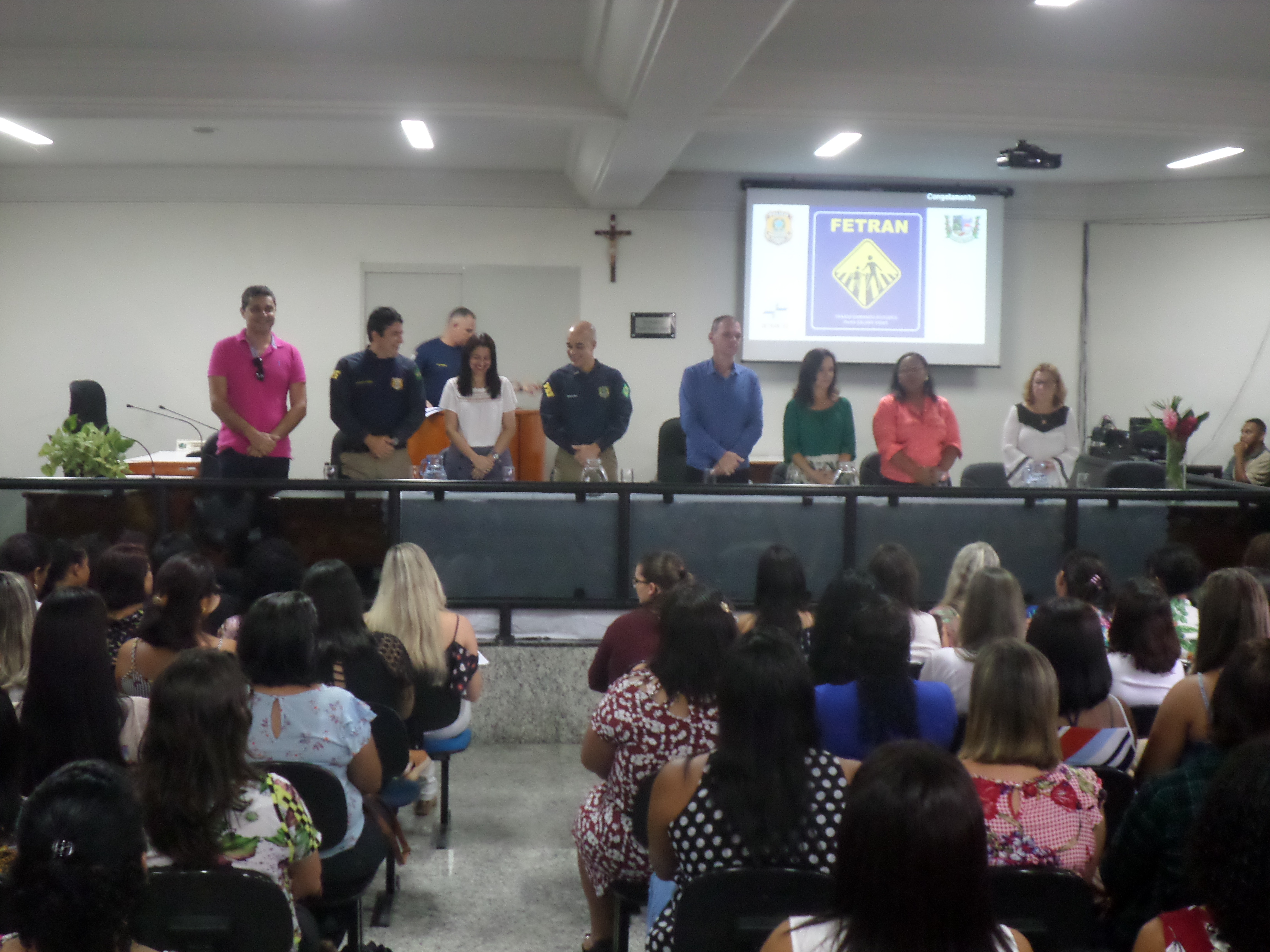 Solenidade de lançamento do FETRAN em Sooretama aconteceu na Câmara de Vereadores.