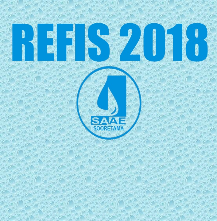 SAAE Sooretama divulga Refis 2018