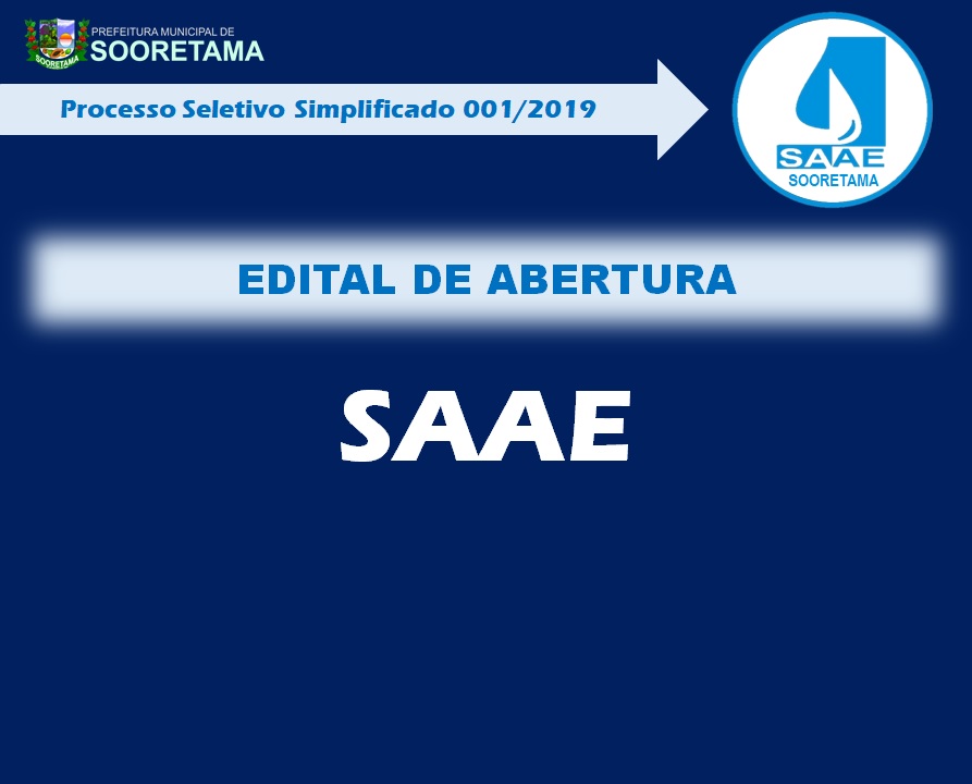 SAAE Divulga Edital de Processo Seletivo Simplificado Para a Contratação de Químico