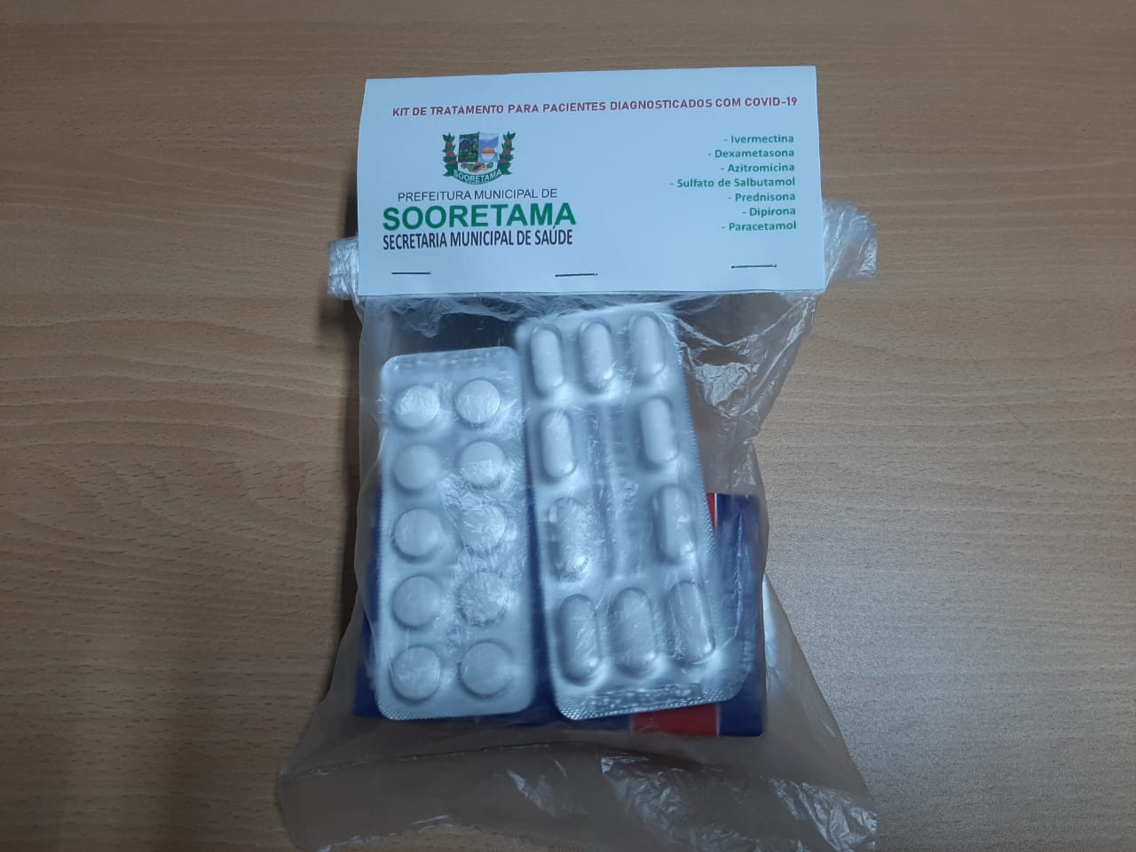 Pacientes que apresentarem os sintomas da doença ou forem diagnosticados com COVID-19 em Sooretama recebem kits com os medicamentos para o tratamento