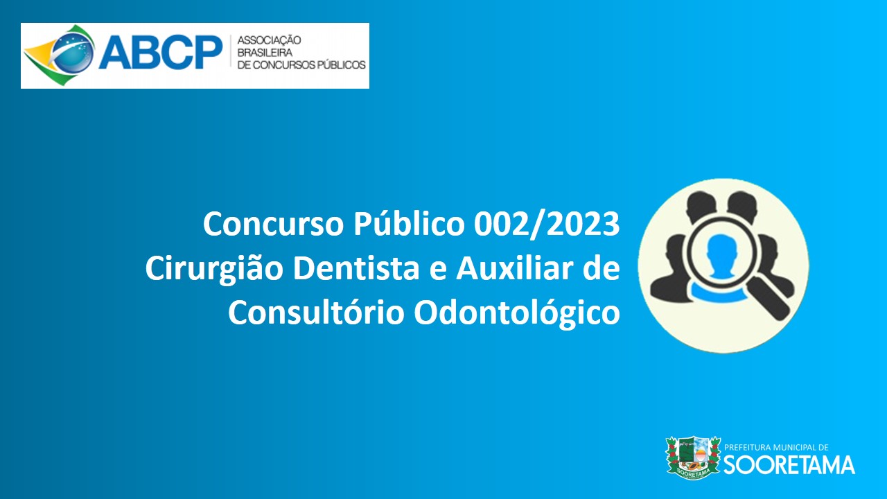 CONCURSO PÚBLICO Nº 002/2023 - Saúde