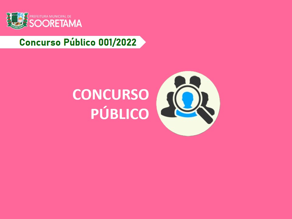 CONCURSO PÚBLICO Nº 001/2022