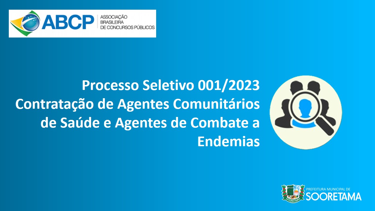 SAÚDE - Processo Seletivo Público nº 001/2023