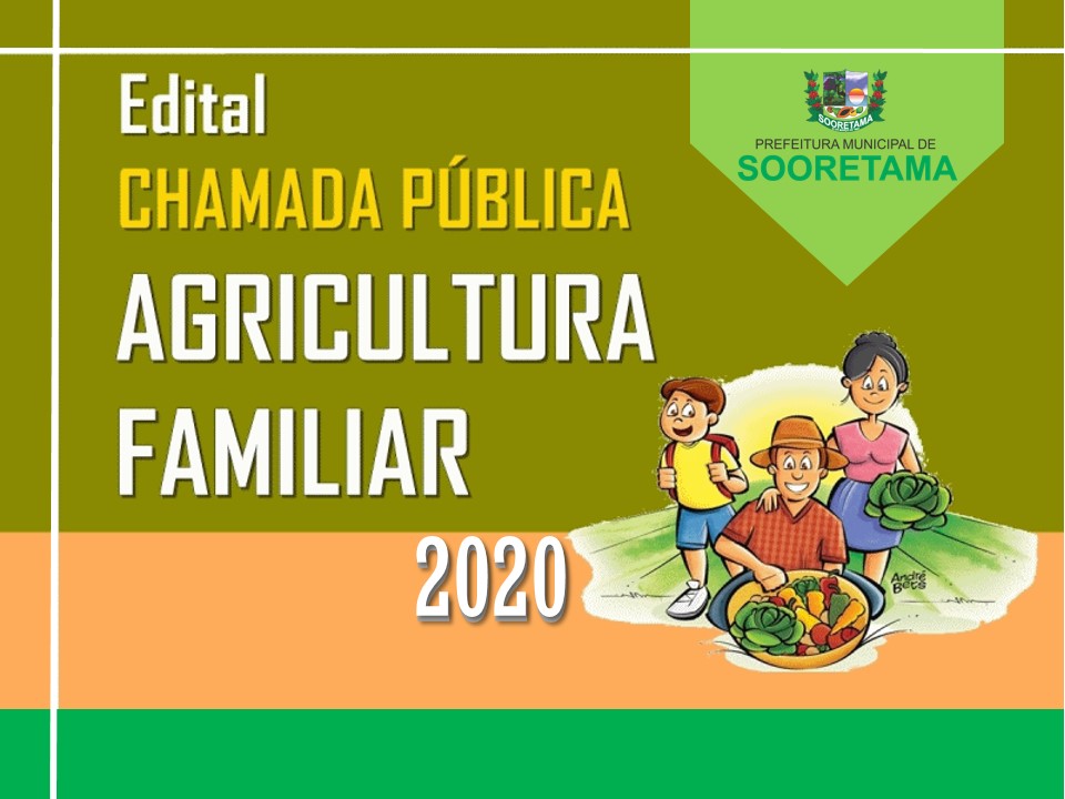 Secretaria de Suprimentos e Gestão de Contratos divulga edital de Chamada Pública da Agricultura Familiar