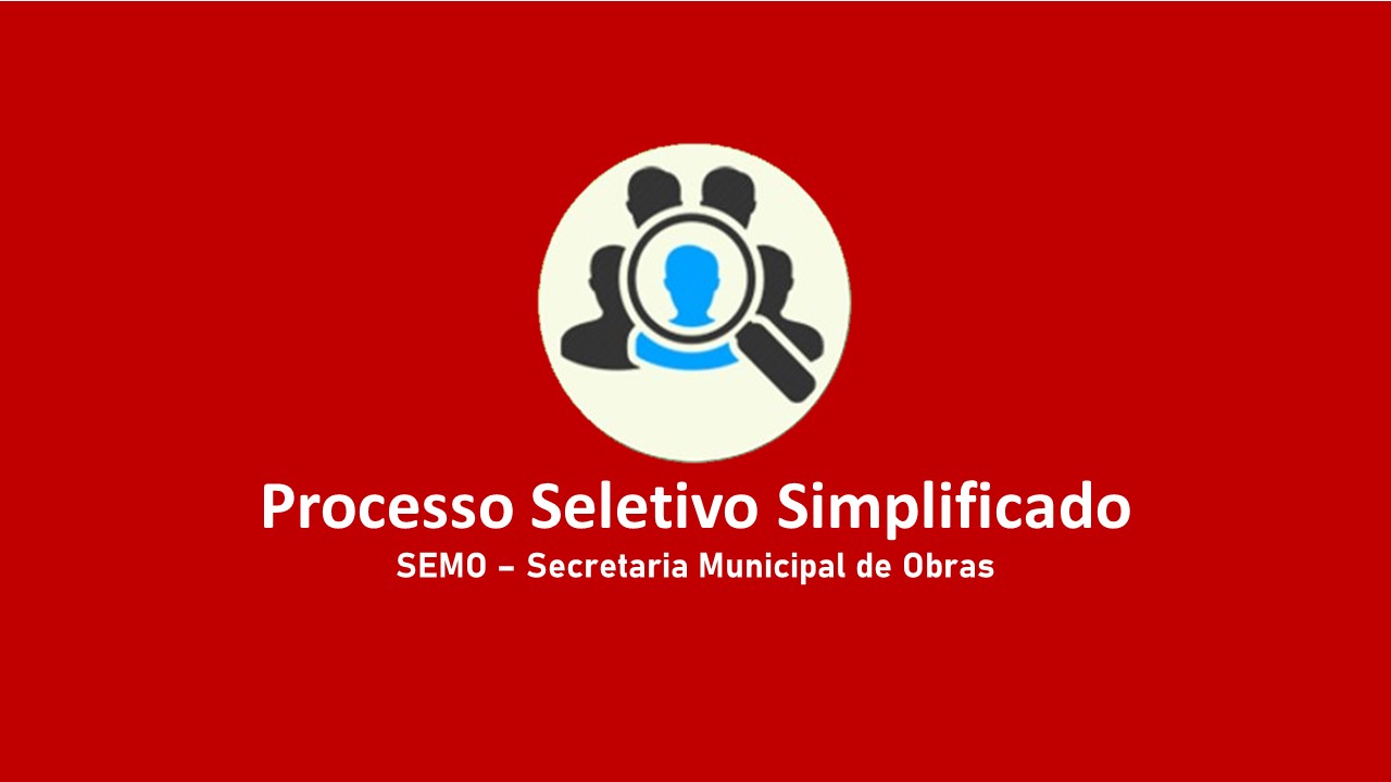 OBRAS - Processo Seletivo Simplificado nº 001/2024