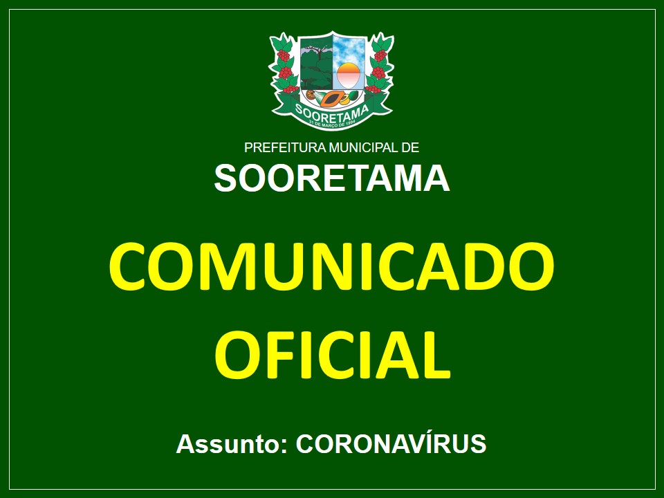 Prefeitura de Sooretama adota medidas de prevenção ao novo coronavírus