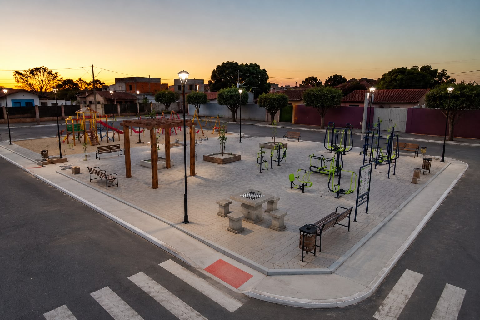 Imagem da notícia: Prefeitura de Sooretama inicia construção de praça na comunidade do Chumbado 
